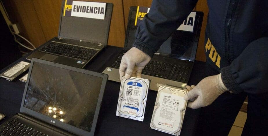detenidos pornografía infantil