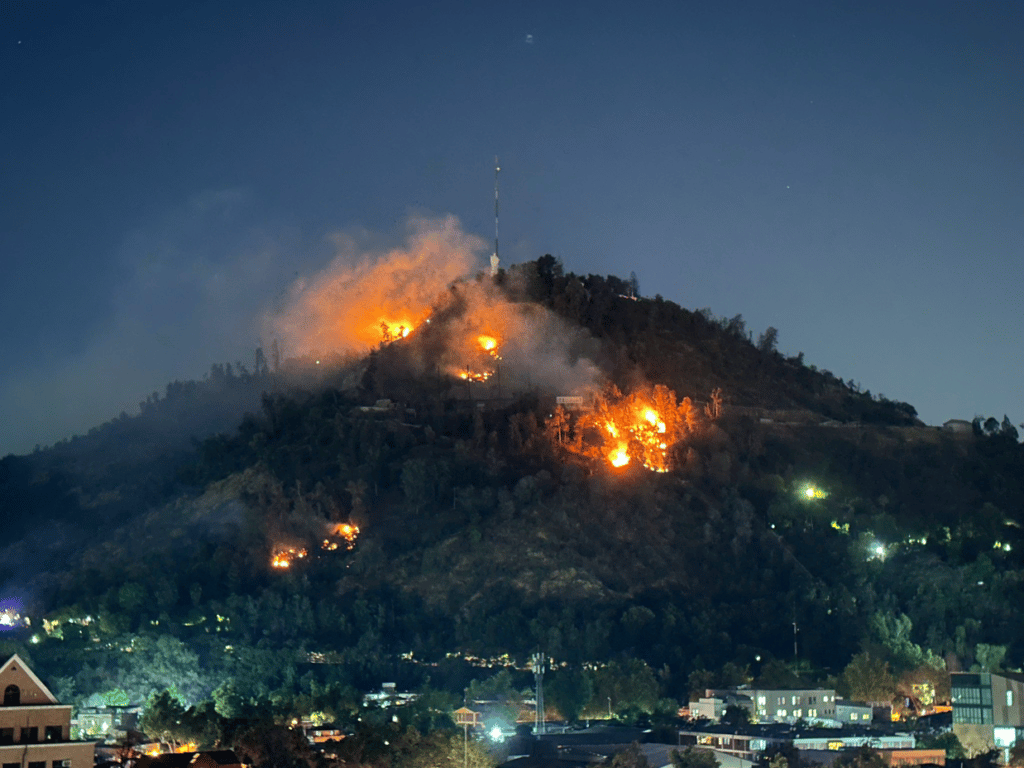 Incendio Cerro San Cristóbal