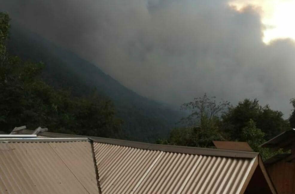 punto de acopio en maipu incendios en el sur