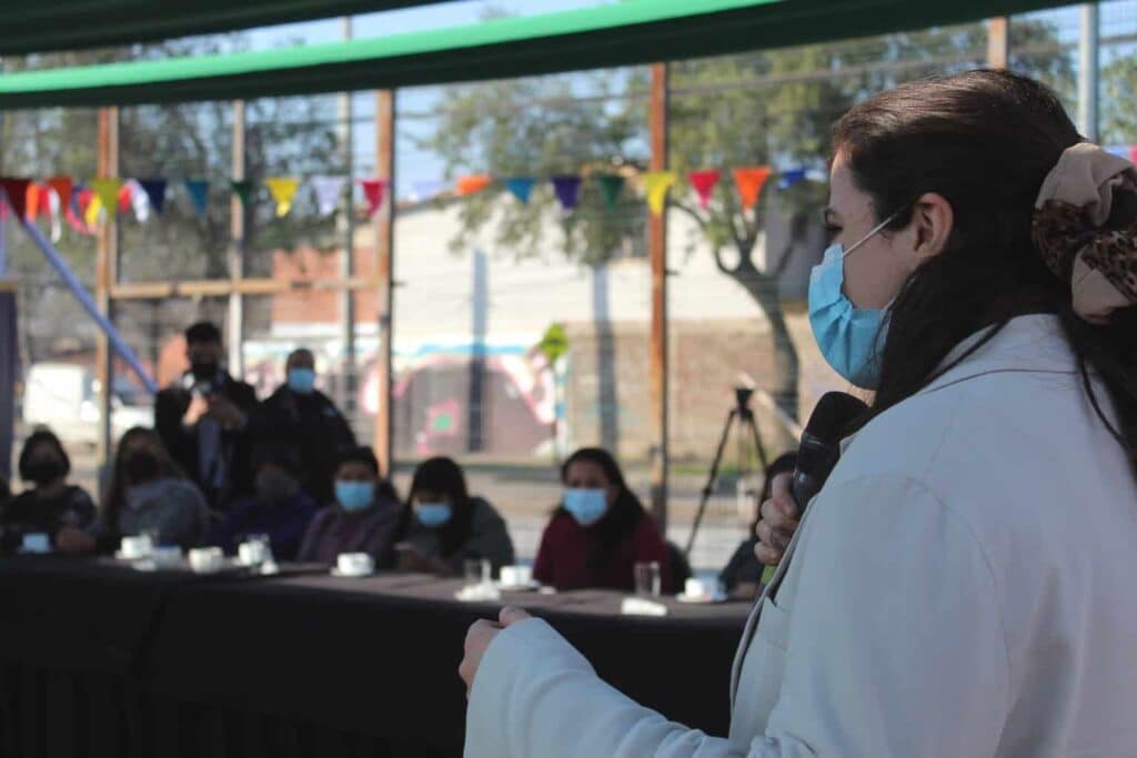 ministra de la mujer en maipu
