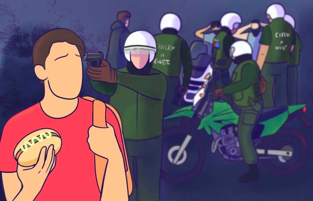 Carabineros detuvo a joven inocente