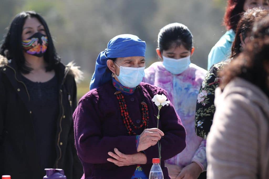 Maipú conmemoró el Día Internacional de la Mujer Indígena con la presencia de la Machi Francisca Linconao