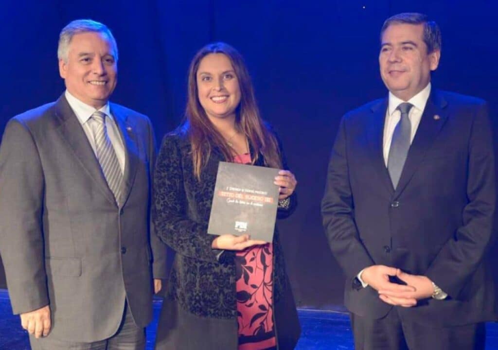 Andrea Díaz en su rol en la Municipalidad de Maipú