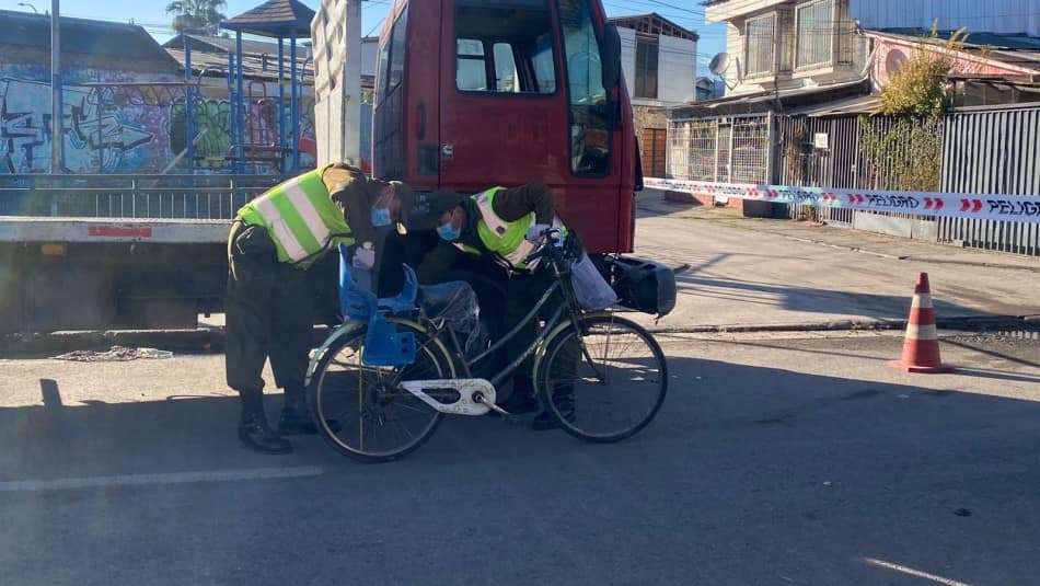 niño muere accidente bici