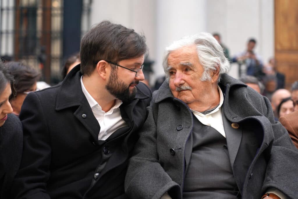 Presidente de la República Gabriel Boric Font participa del Acto por las y los defensores de la democracia