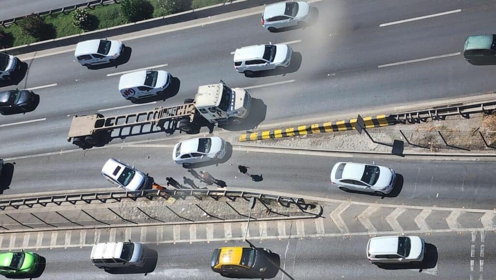 accidente vespucio norte
