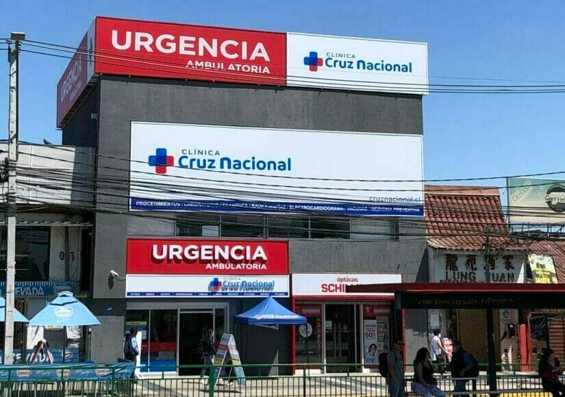 cruz nacional centros de salud en Maipú.