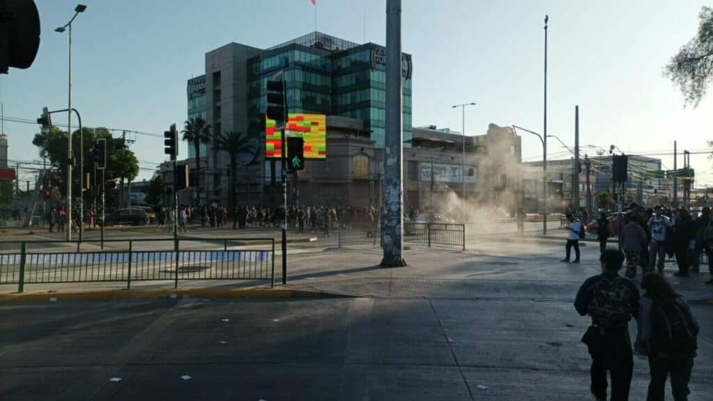 enfrentamientos plaza de maipú