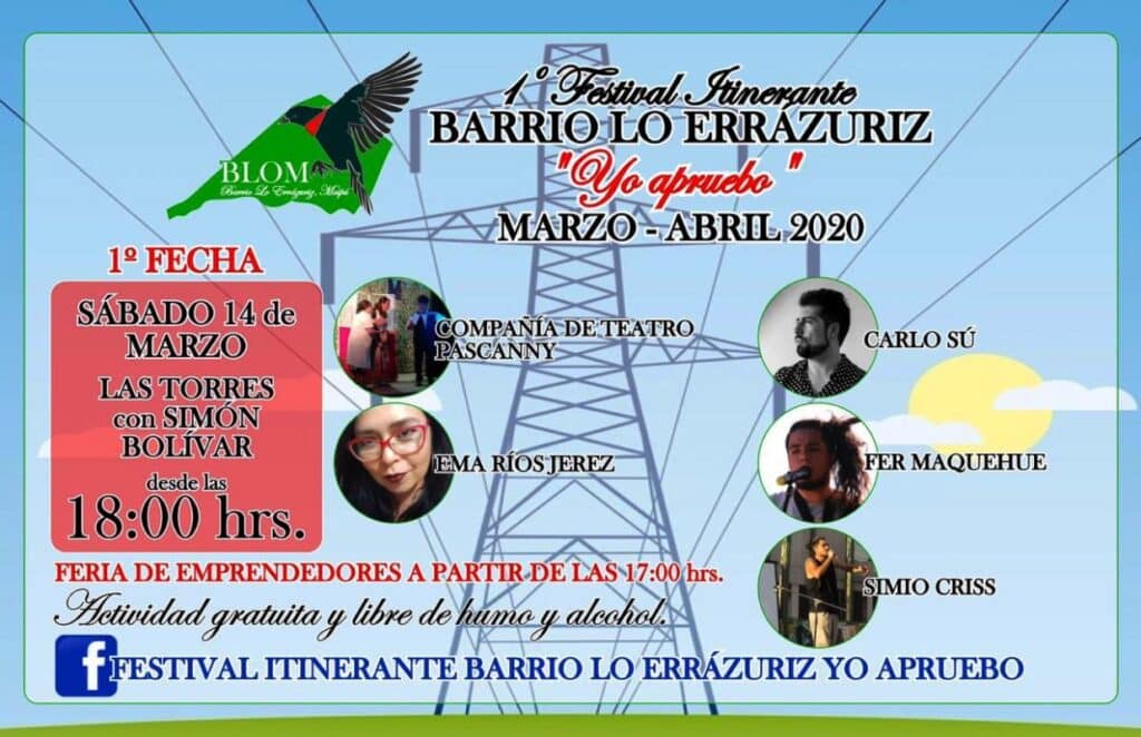 Teatro, música, arte y humor para la familia: comienza el 1er Festival Itinerante Barrio Lo Errázuriz en Maipú