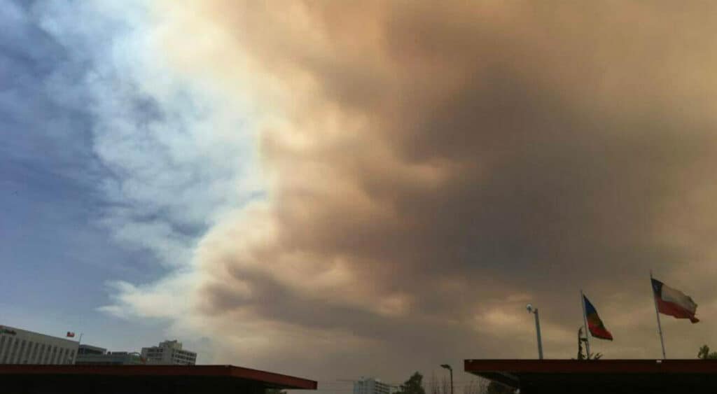 humo en maipu plaza