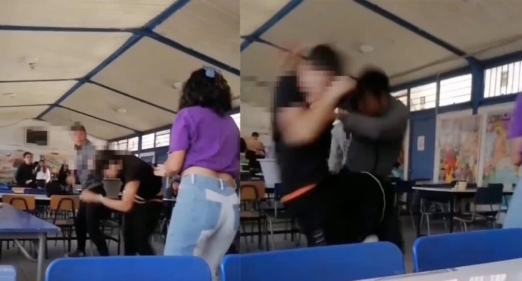Pelea en CTP Maipú