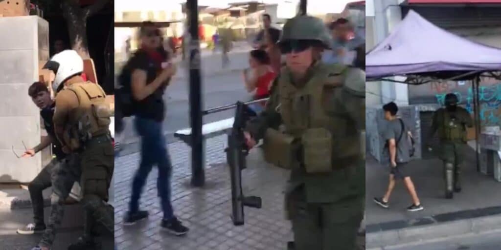 Carabinero llama «maraca» a estudiante: vuelven las lacrimógenas, las piedras y la violencia al centro de Maipú