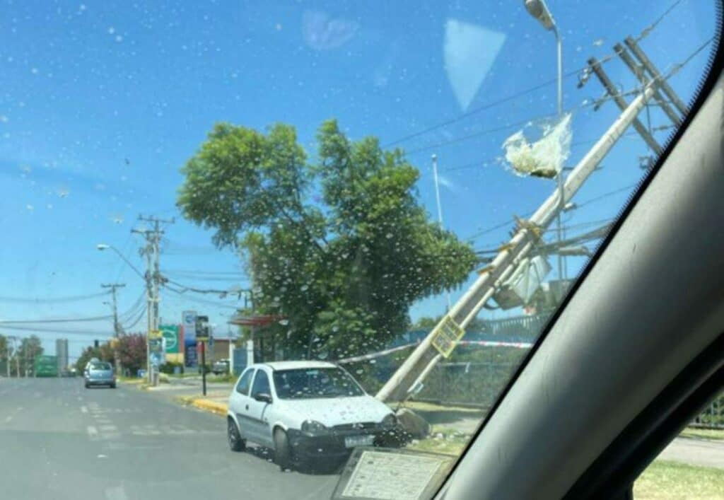 poste chocado