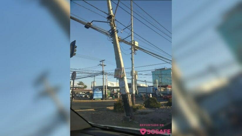 poste mal estado