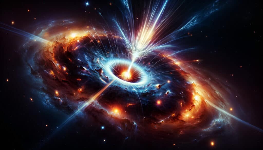 escubre el cuásar J0529-4351, el objeto más luminoso del universo, que consume una masa equivalente a nuestro sol diariamente. Explora el impacto de este hallazgo en la ciencia astronómica.