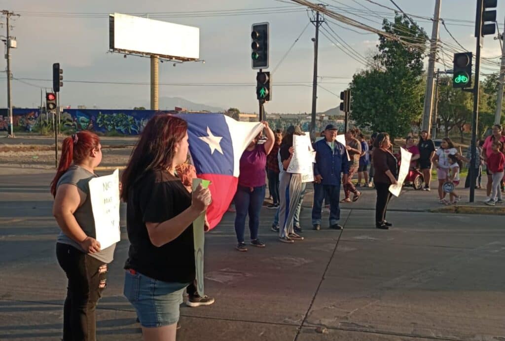 vecinos protesta
