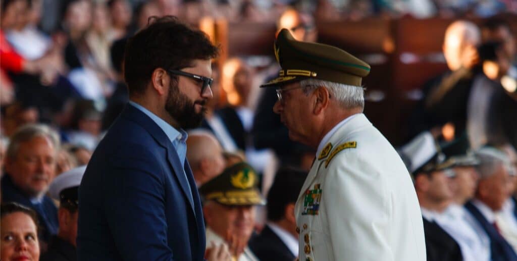 Gabriel Boric y Ricardo Yañez