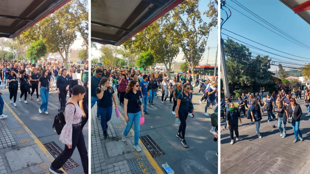 Trabajadoras de CODEDUC en paro