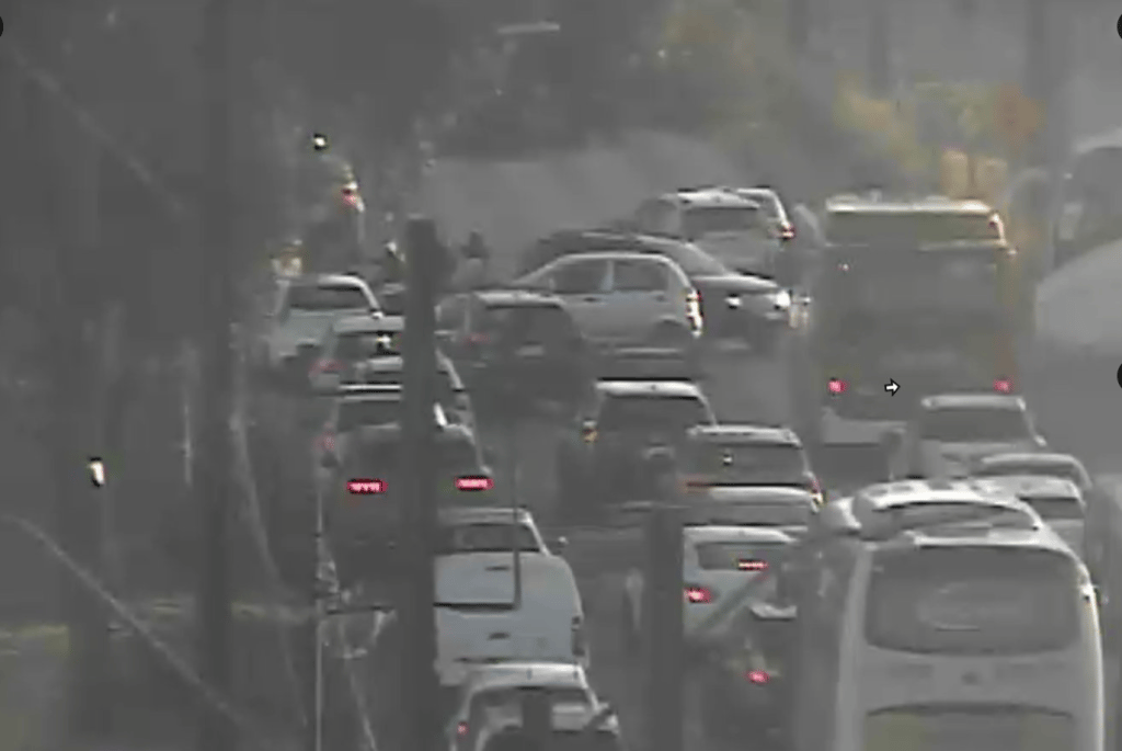 Accidente en Américo Vespucio y Camino Melipilla