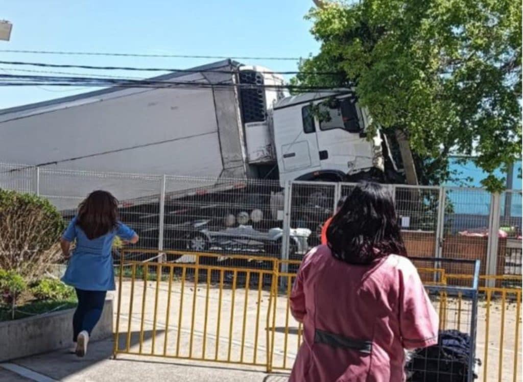 choque camion maipu