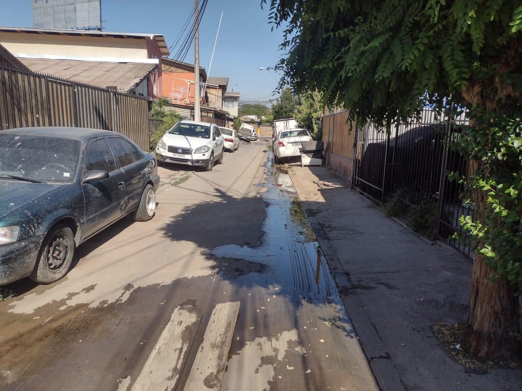 Filtración de agua Pasaje Hamurabi