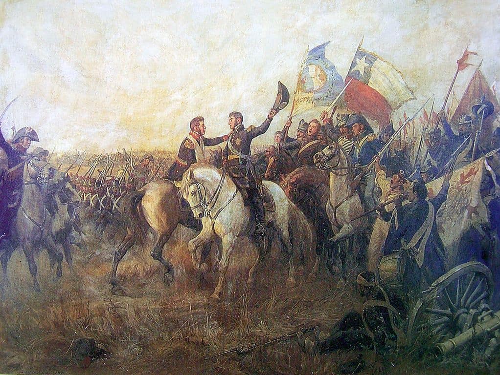 El abrazo de maipu