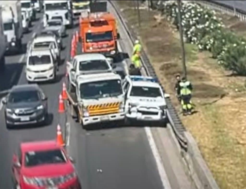 colision multiple en maipu