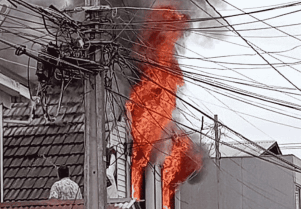 Incendio en Longitudinal