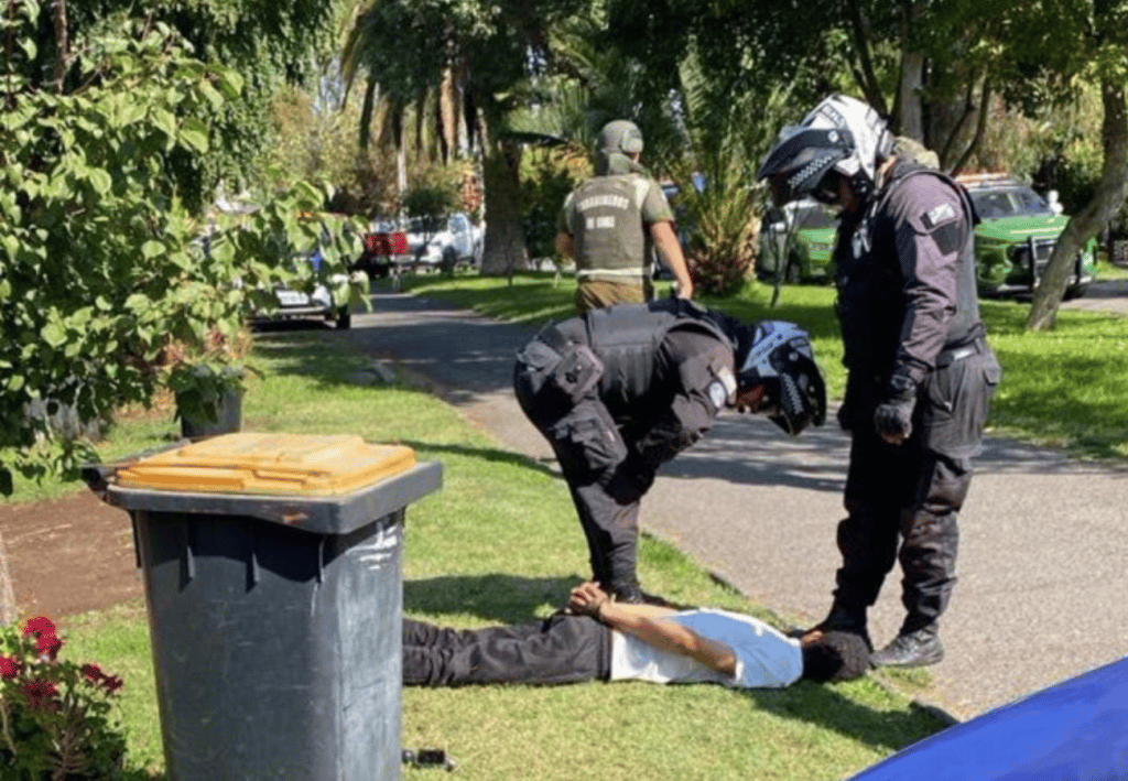 Operativo policial en Maipú