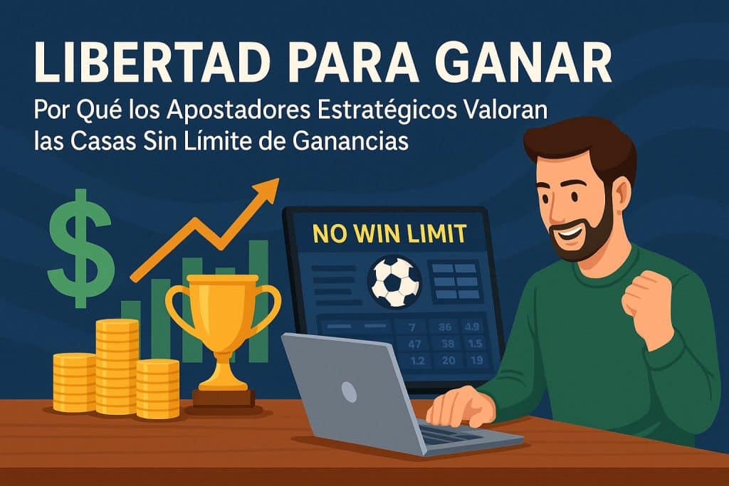 Libertad para Ganar: Por Qué los Apostadores Estratégicos Valoran las Casas Sin Límite de Ganancias