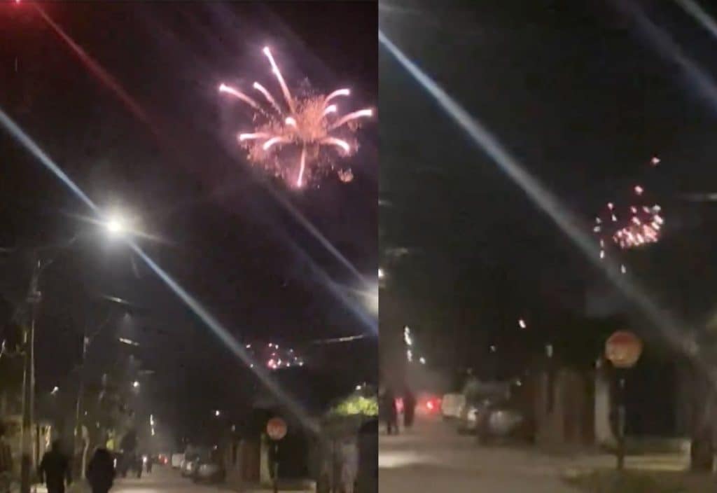 fuegos artificiales en maipu