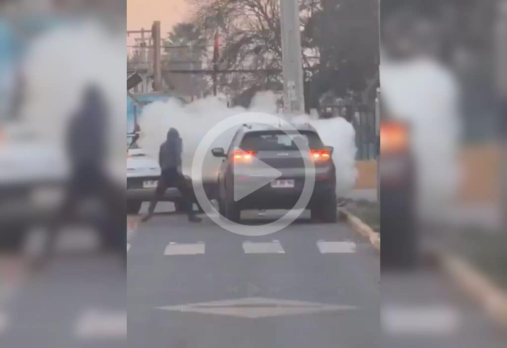 encerrona frustrada con extintor