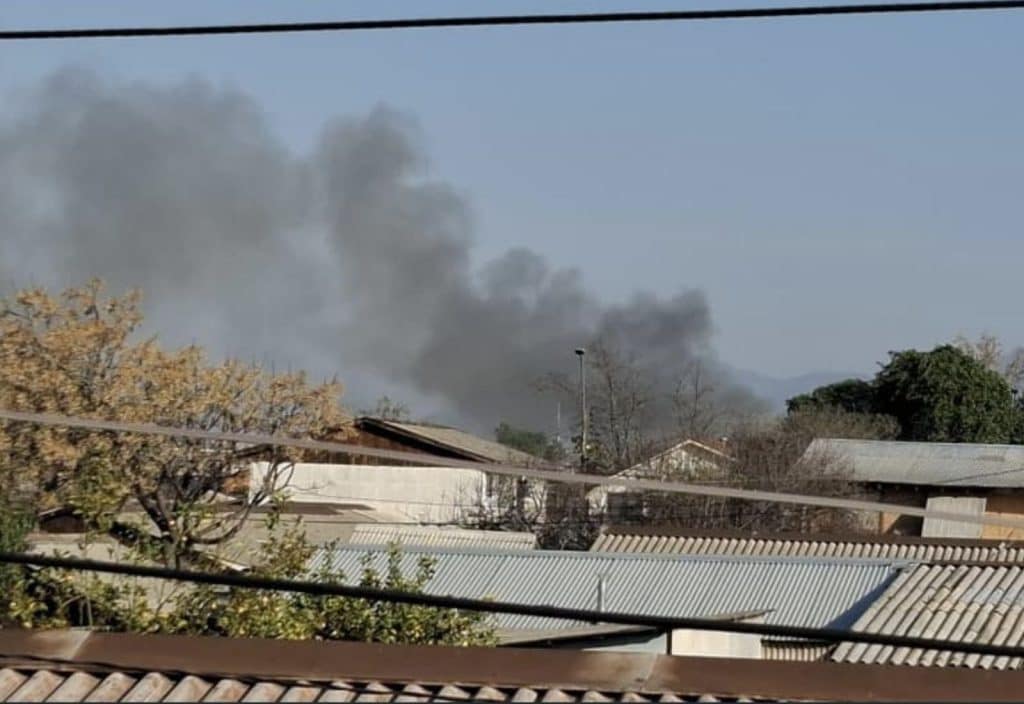 incendio cuatro alamos bomberos
