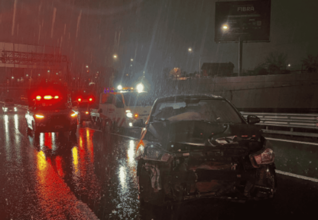 colisión múltiple en Maipú