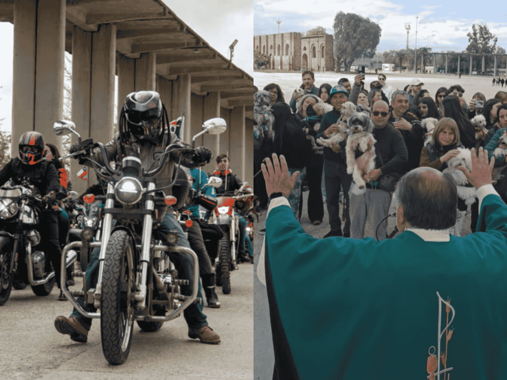 Bendición de motociclistas Templo Votivo de Maipú