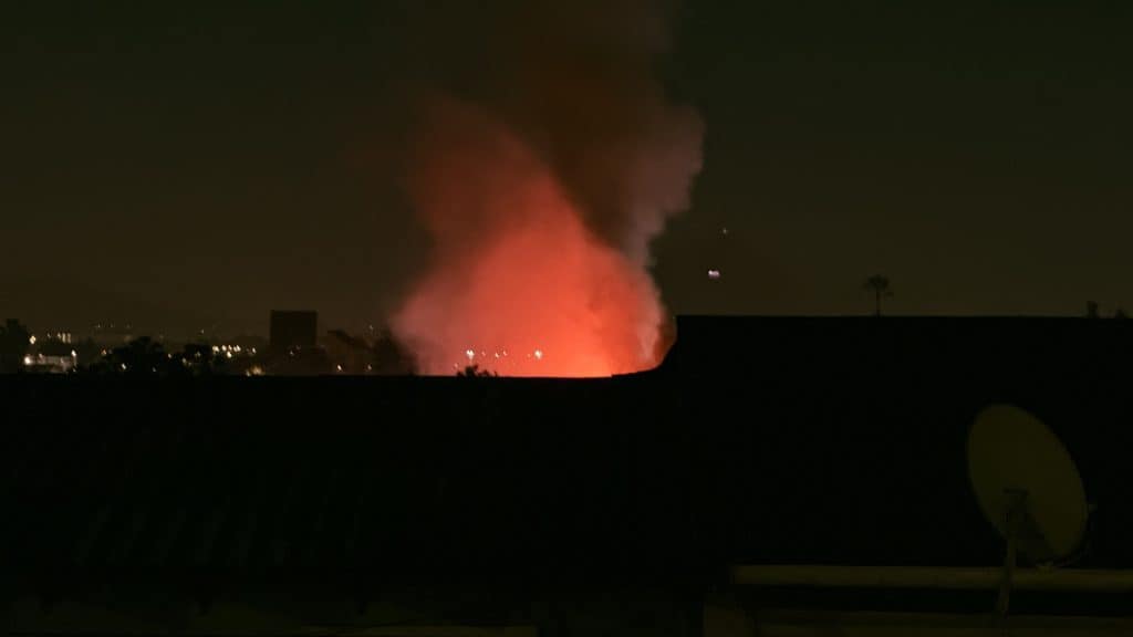 Incendio en Maipú