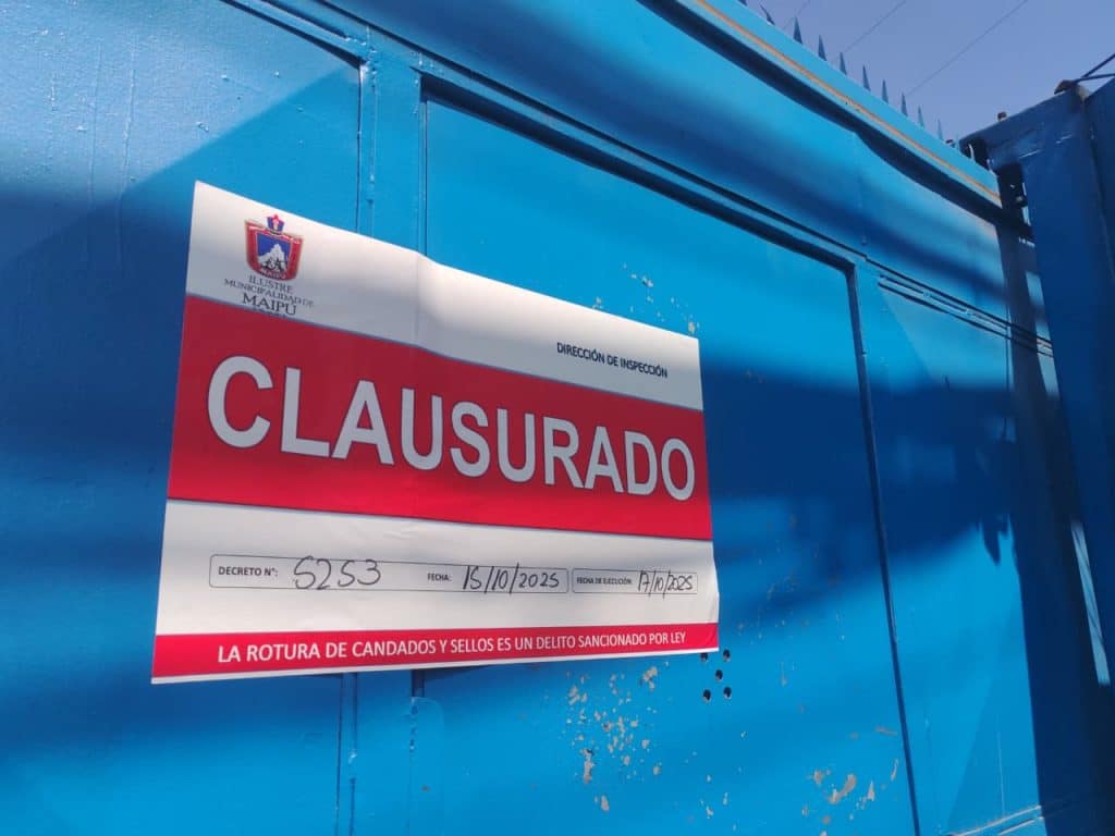 clausura sector industrial fuga de gas