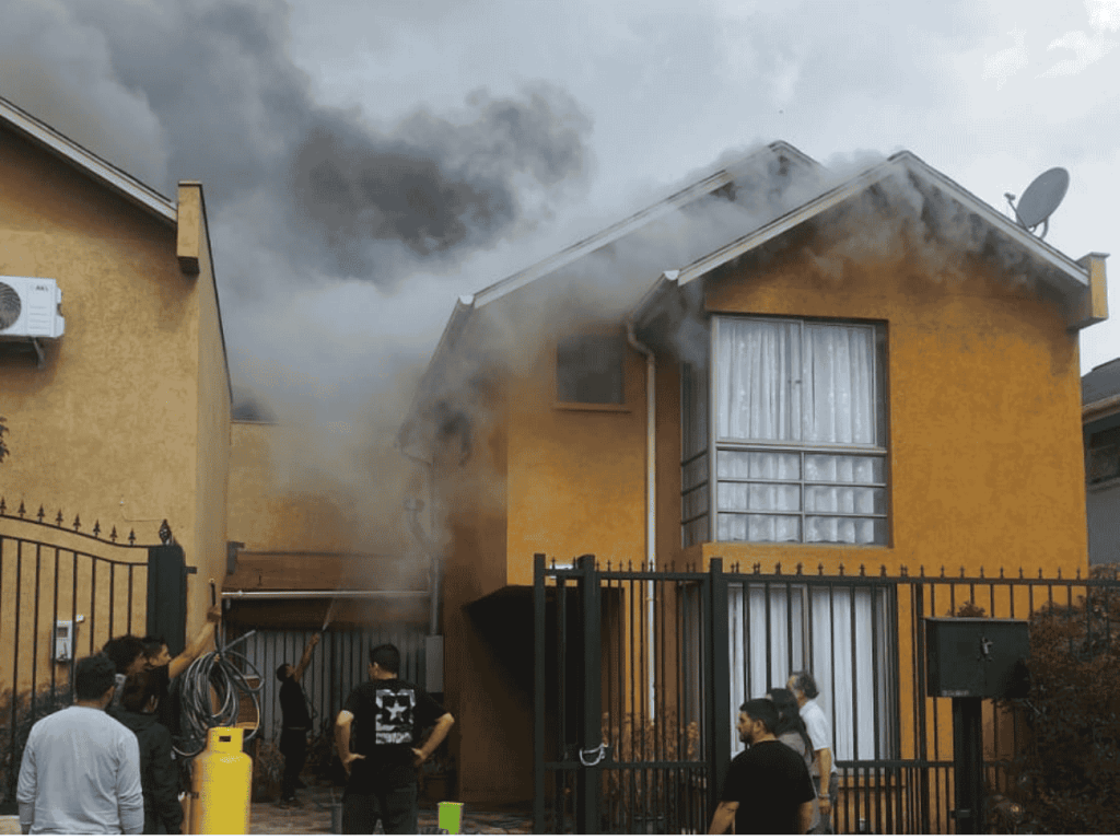Incendio en Barrio El Abrazo