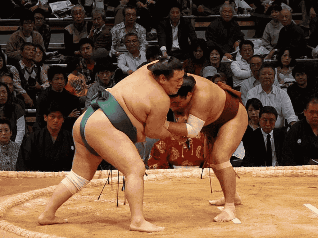 Primer campeonato de Sumo en chile