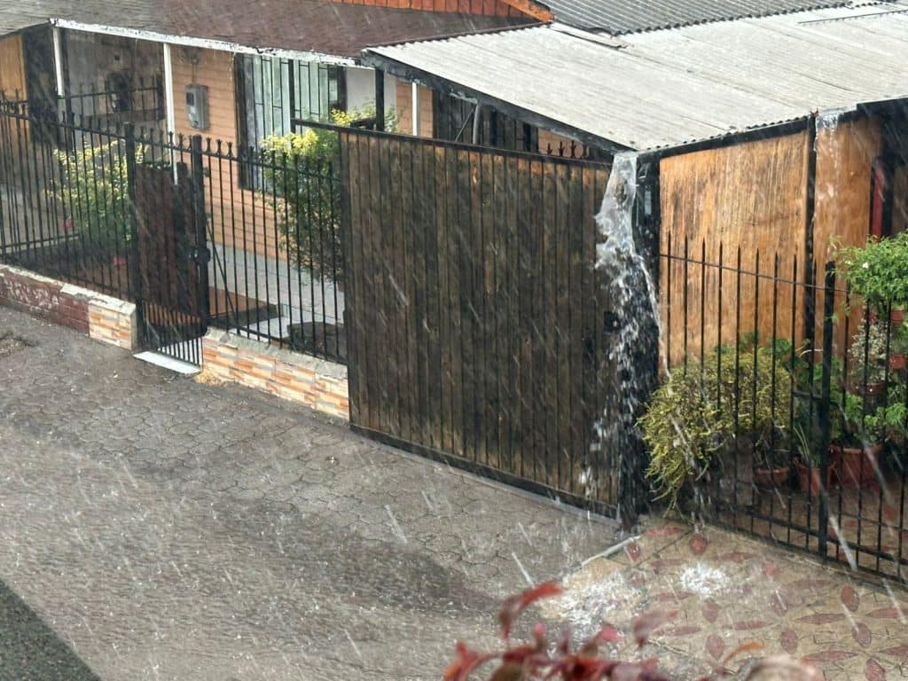 Intensa tormenta en Maipú