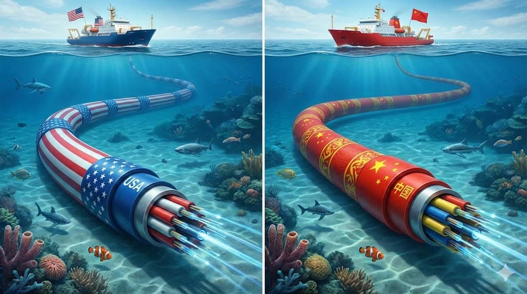 Por qué los cables submarinos importan: la infraestructura invisible que está en el centro del conflicto entre Chile, EE.UU. y China