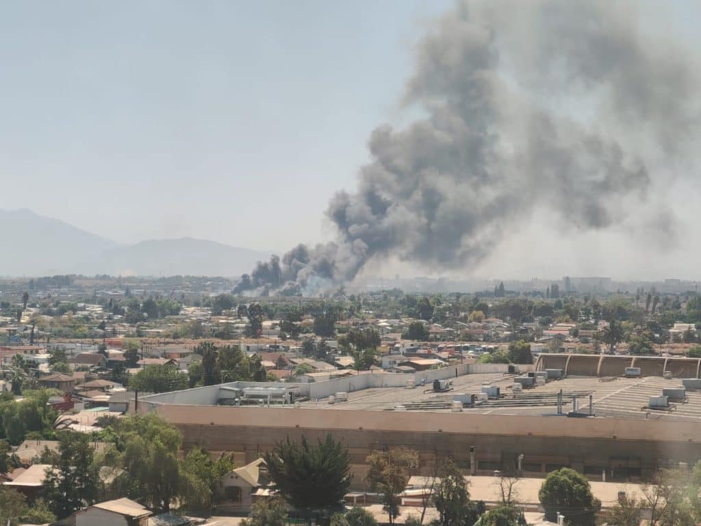 incendio en Maipú