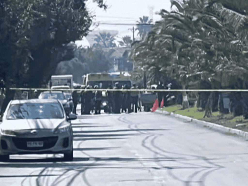 tiroteo en Avenida Cuatro Poniente