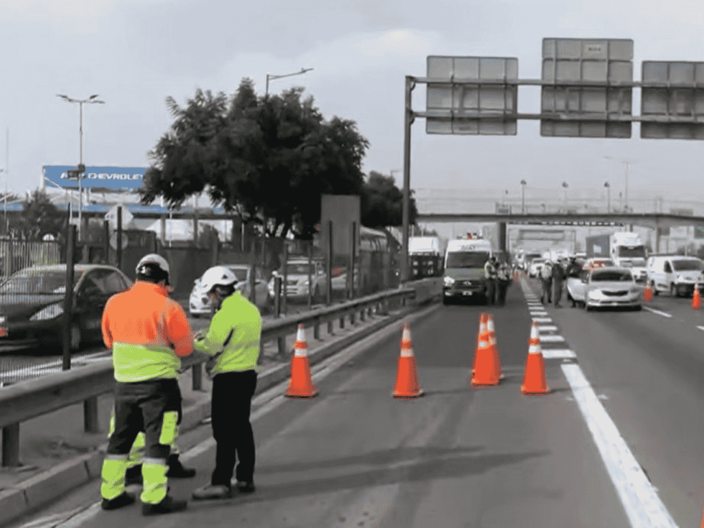 Atropello en Vespucio Norte