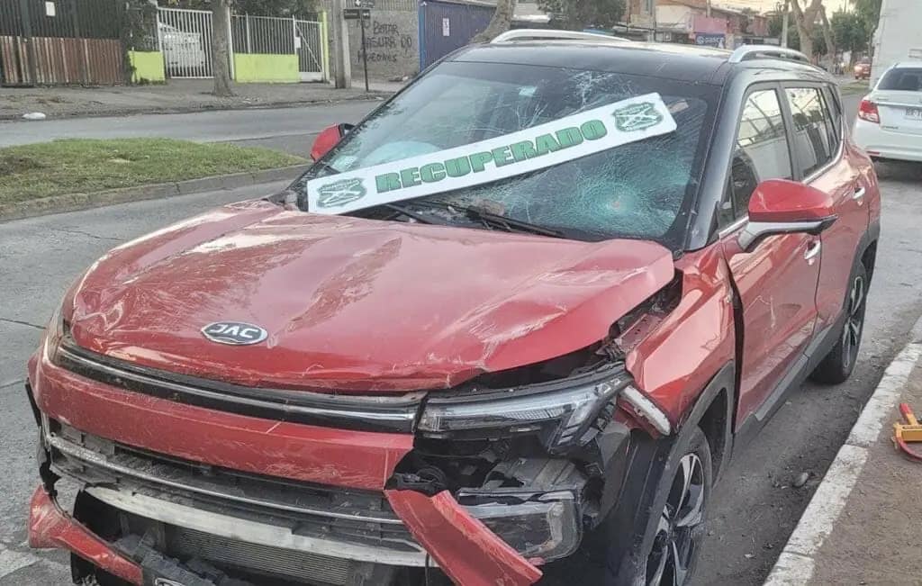 vehículo recuperado mujer detenida