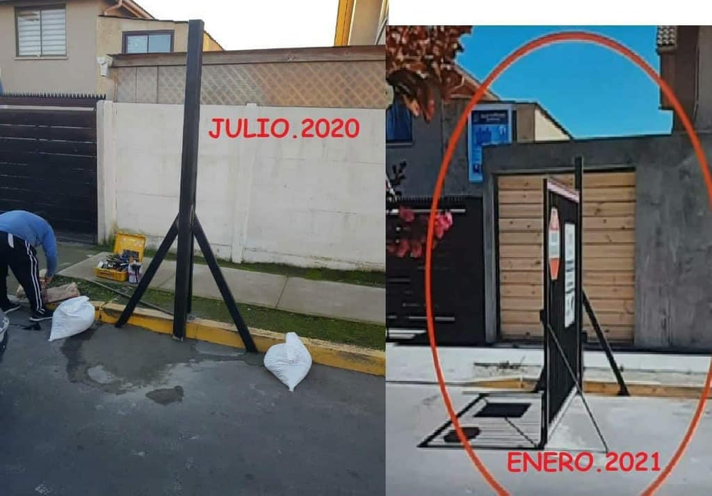 portón