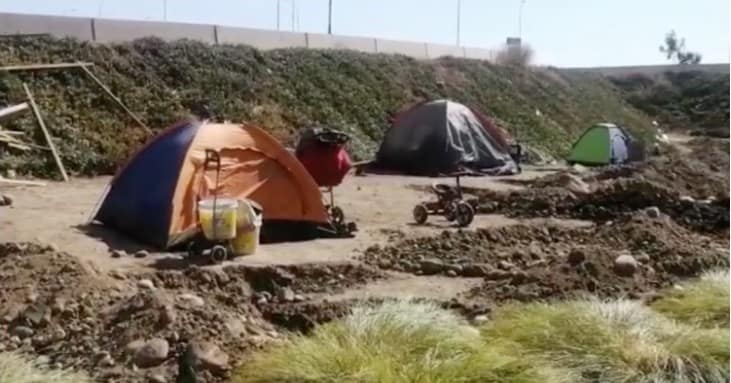 desalojo trebol familias maipu