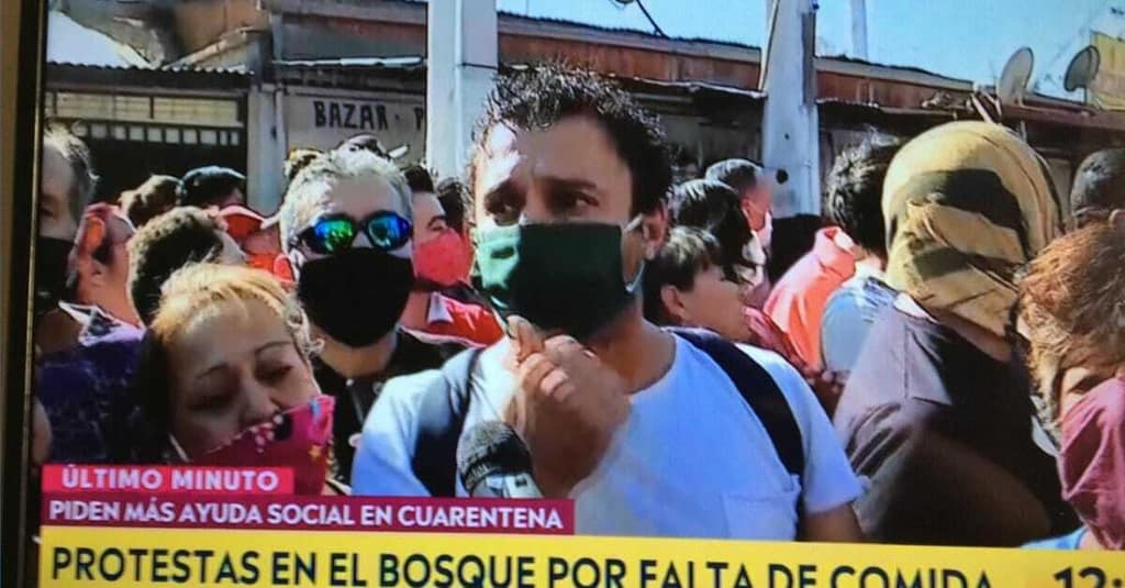 Reaparece en El Bosque Rodrigo Polo, controvertido ex dirigente de toma en terrenos del Hospital El Carmen de Maipú