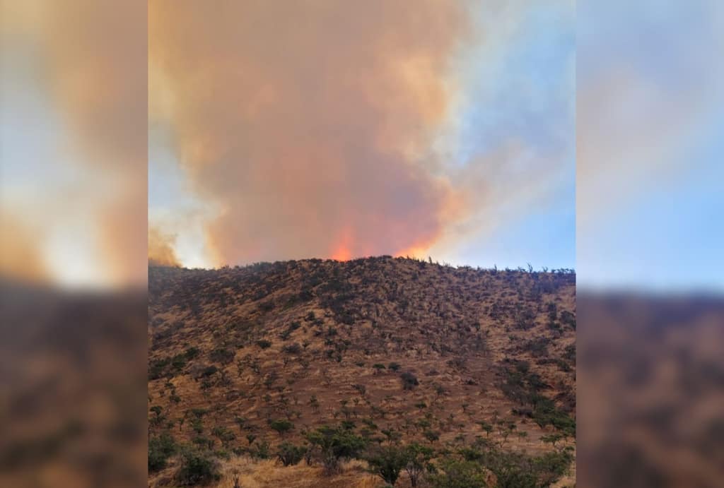 humo en maipu incendio maria pinto