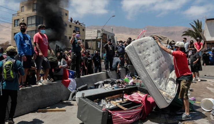 crisis migratoria en iquique